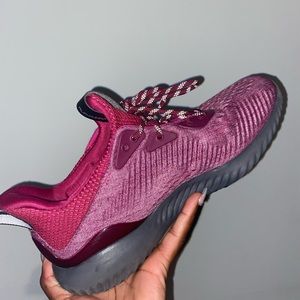 Pink Adidas Alphabounce sneaker